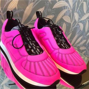 Fendi Roma Amor Lycra sneakers, size 36.5.  Never worn.